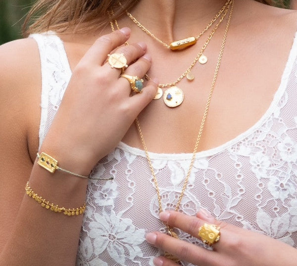 Beige adjustable Amira bracelet