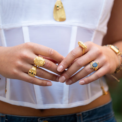 Labradorite Rambagh ring - PRE ORDER