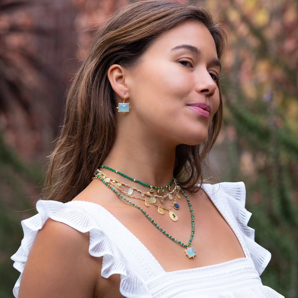 Green Aventurine Mamounia necklace