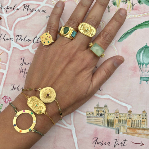 Multi Tourmaline Haveli bracelet - PRE ORDER