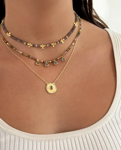 Labradorite Majorelle necklace