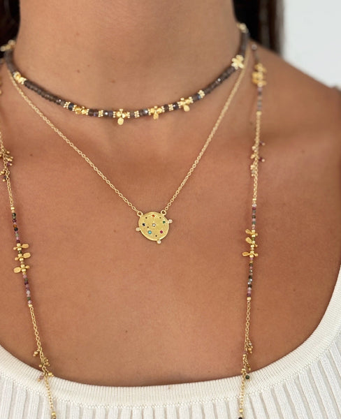 Mixed stone Souk necklace - PRE ORDER