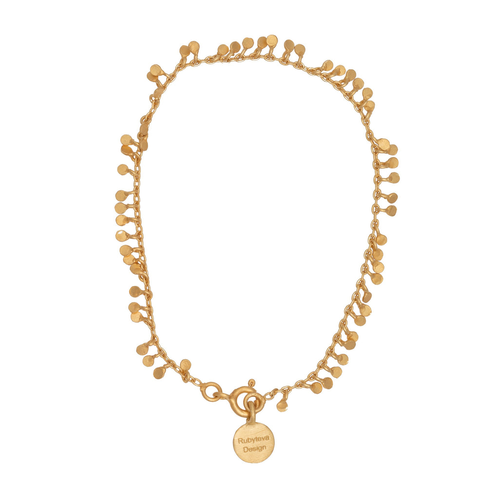 Plain disc bracelet