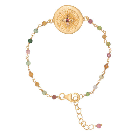 Multi Tourmaline Haveli bracelet - PRE ORDER