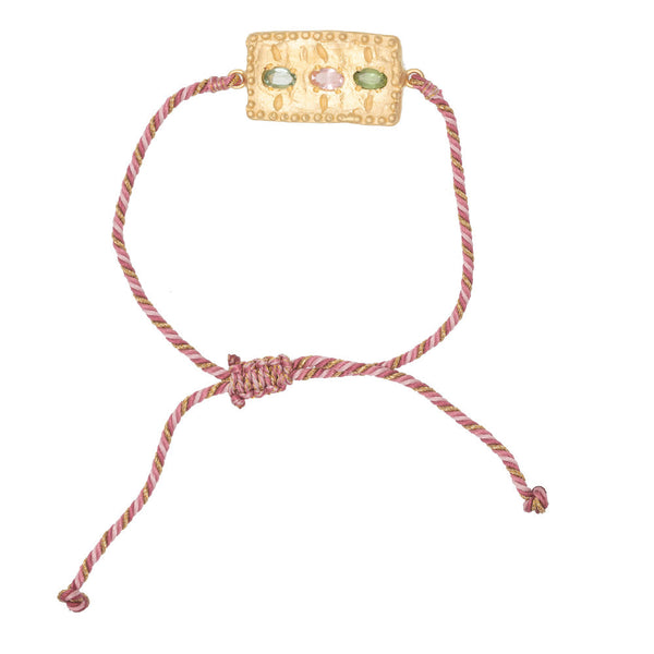 Pink adjustable Amira bracelet