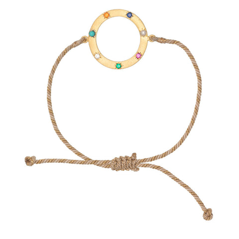 Adjustable beige Safi bracelet
