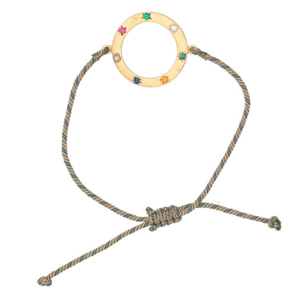 Adjustable green Safi bracelet