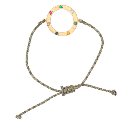 Adjustable green Safi bracelet