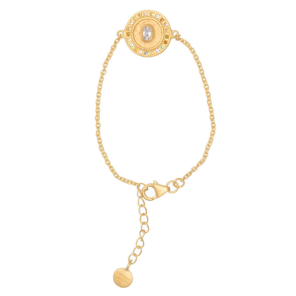 Cubic Zirconia Mandala bracelet