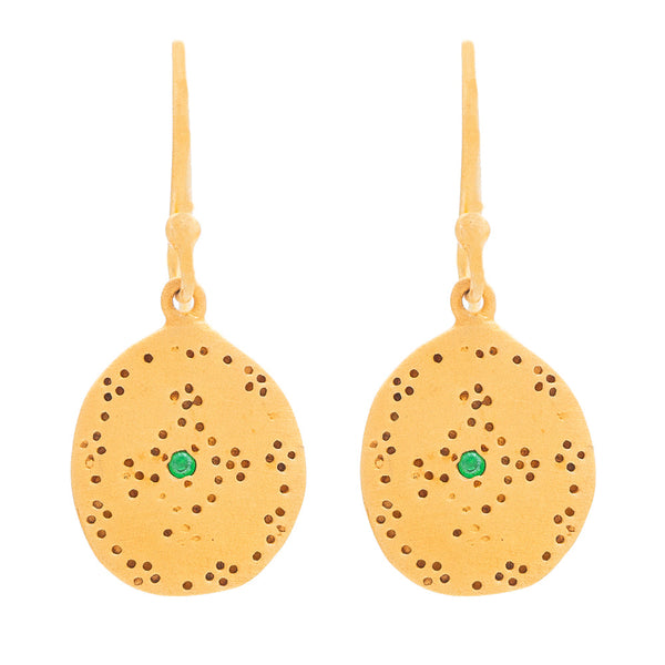 Green Zircon Nubia earrings