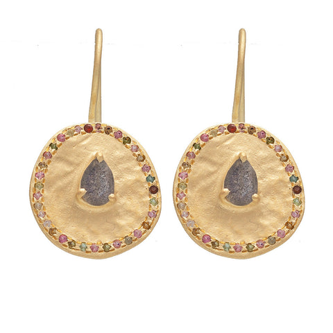 Labradorite Majorelle earrings