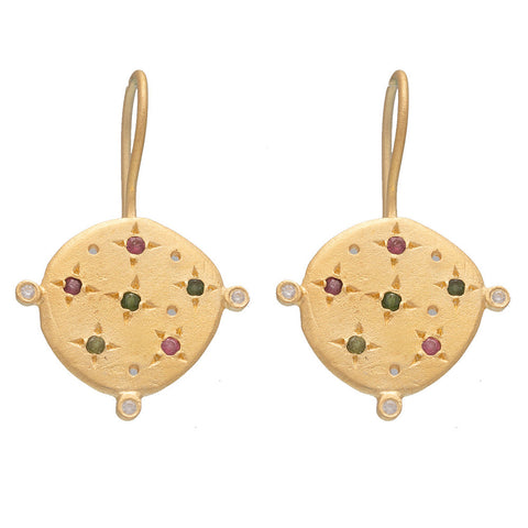 Multi Tourmaline Souk earrings