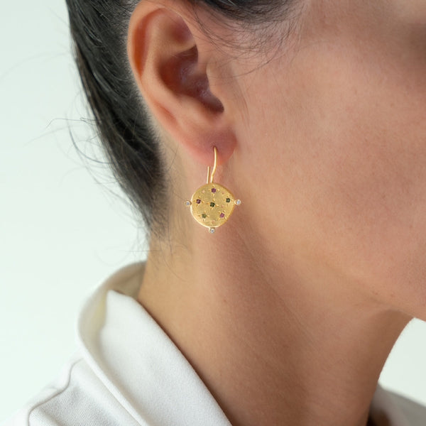 Multi Tourmaline Souk earrings