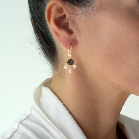 Labradorite Bapu earrings - PRE ORDER