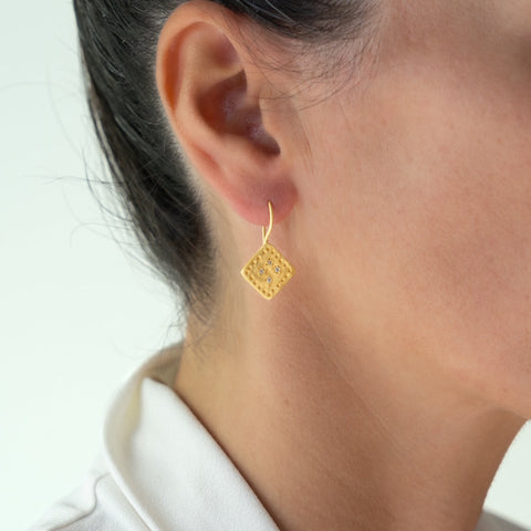 Cubic Zirconia Bacha earrings