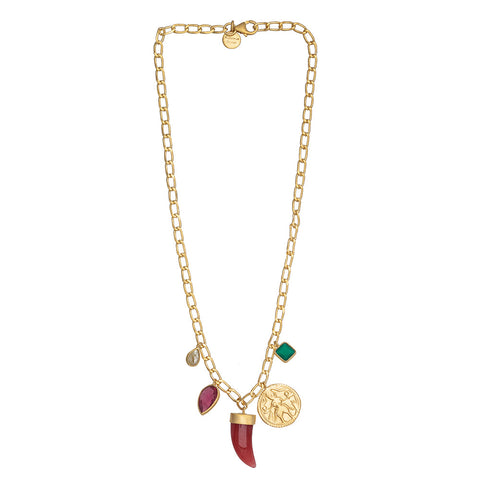 Parvati charm necklace