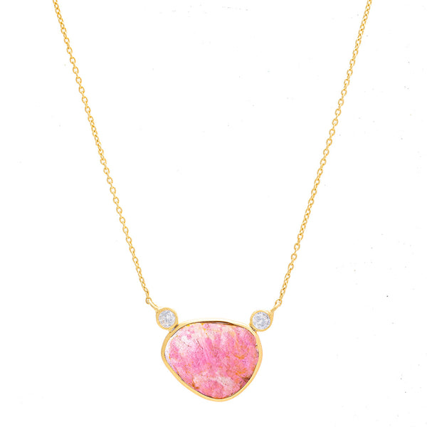 Pink Tourmaline Mirka necklace