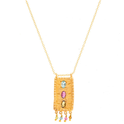 Sahara Multi Tourmaline necklace