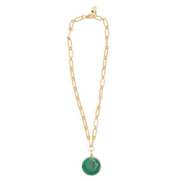 Green Onyx Jardin necklace