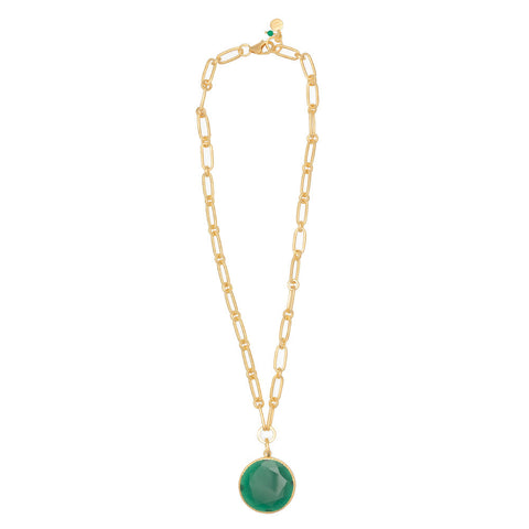 Green Onyx Jardin necklace