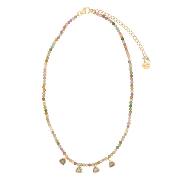 Multi Tourmaline Mamounia necklace