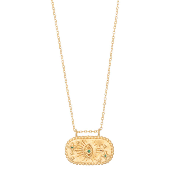 Green Zircon Berber necklace