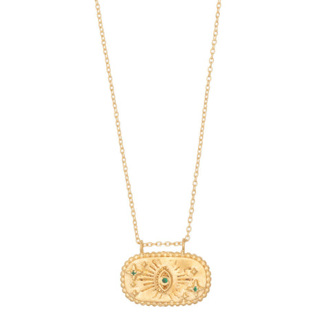 Green Zircon Berber necklace