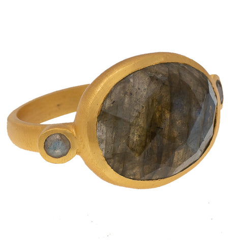 Labradorite Berber ring