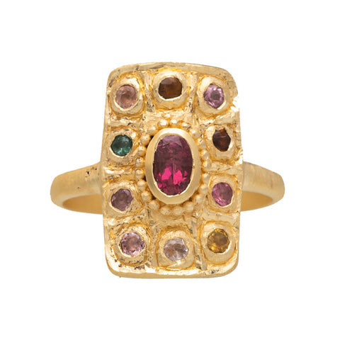 Pink Tourmaline Marrakech ring