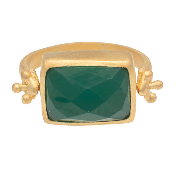 Green Onyx Kasbah ring