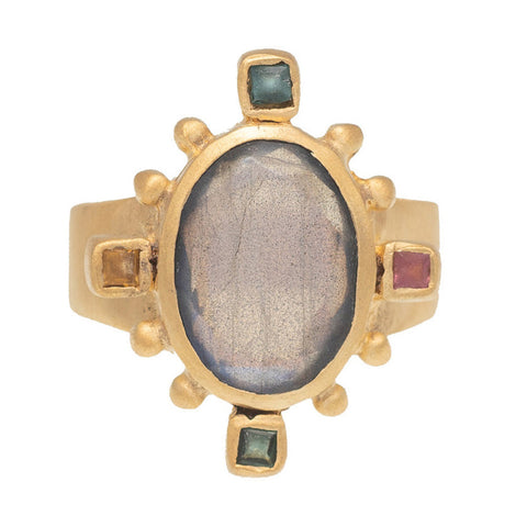 Labradorite Rambagh ring - PRE ORDER