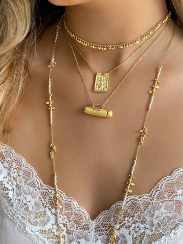 Plain disc necklace - ONLY 1 LEFT