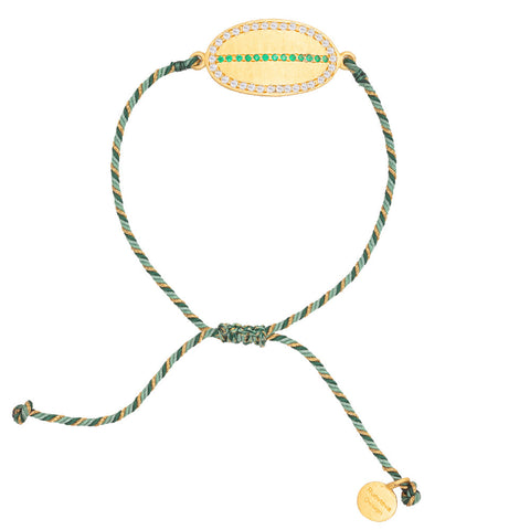 Adjustable Green Zircon Carmen bracelet