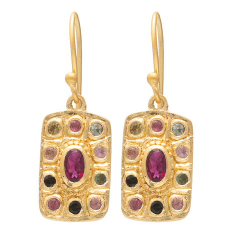 Pink Tourmaline Medina earrings