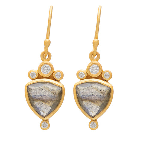 Labradorite Athena earrings