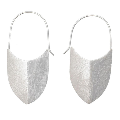 Silver Babouche earrings