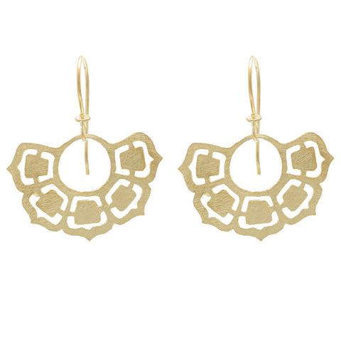 Gold plate Merzouga earrings